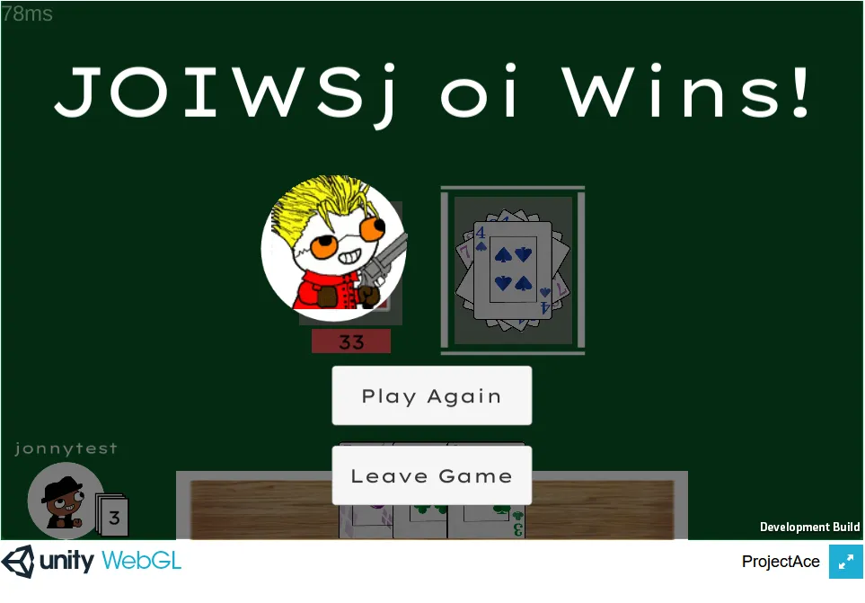 win screen