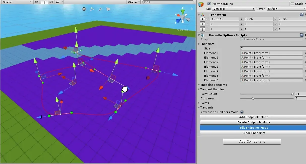 go to Unity Splines Plugin page